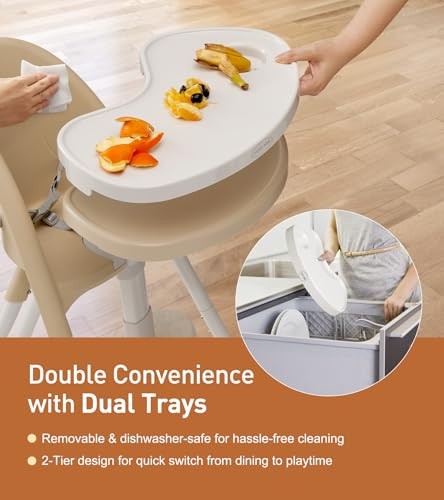 Foldable high chair - high,