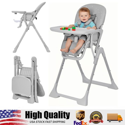 Baby high chair foldable - high,
