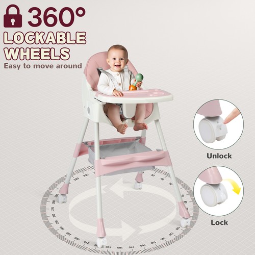 Foldable baby high - foldable, chair